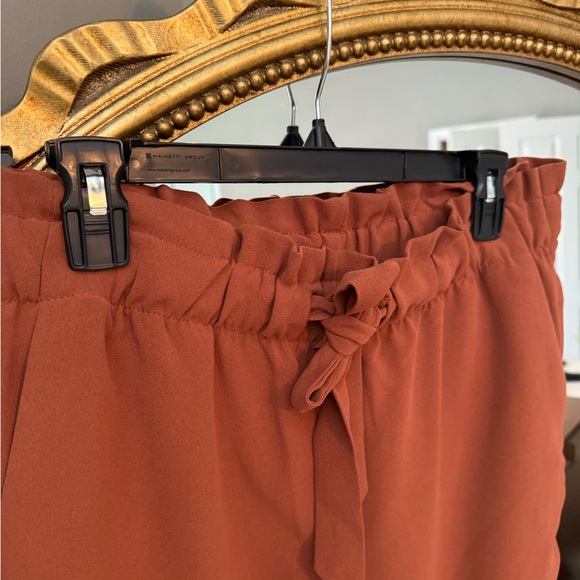 Rust Orange Drawstring Pants - Picture 3 of 3